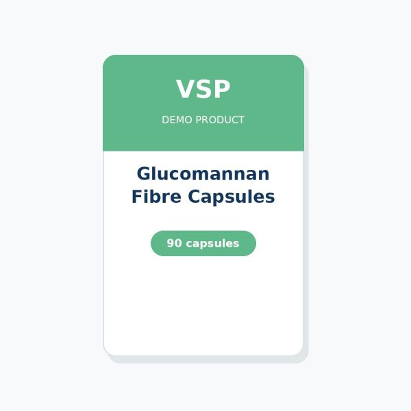 Glucomannan Fibre Capsules