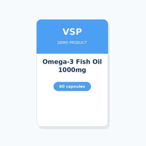 Omega-3 Fish Oil 1000mg