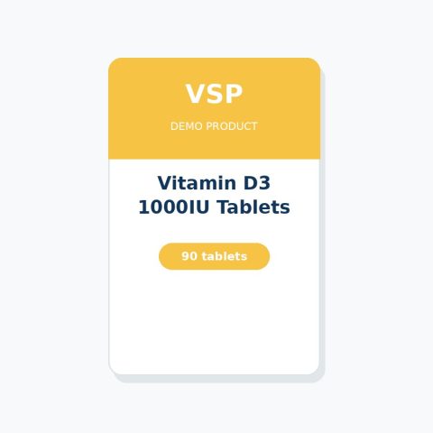 Vitamin D3 1000IU Tablets